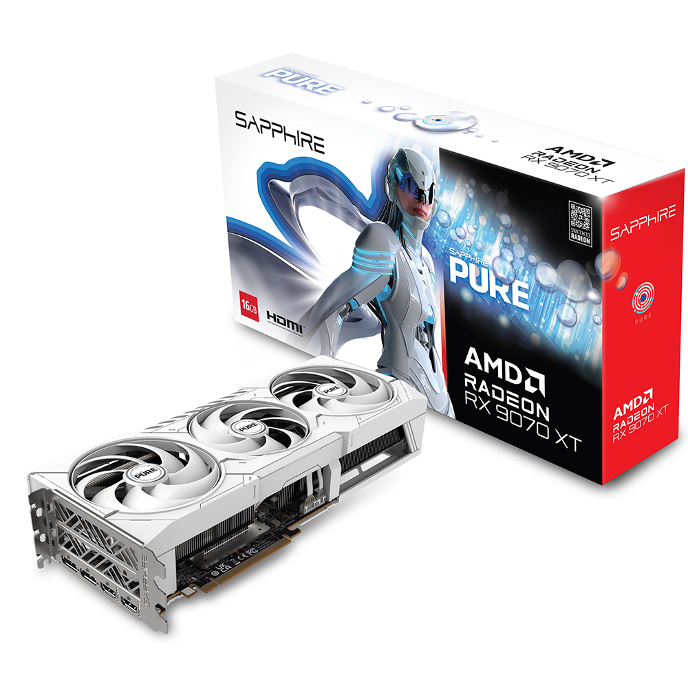 PLACA DE VIDEO SAPPHIRE RADEON RX 9070 XT PURE 16GB