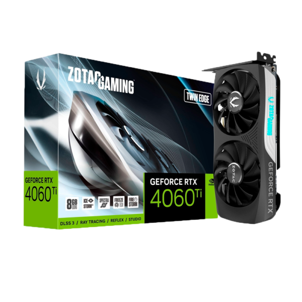 Placa de Video ZOTAC GeForce RTX 4060 Ti Twin Edge 8GB