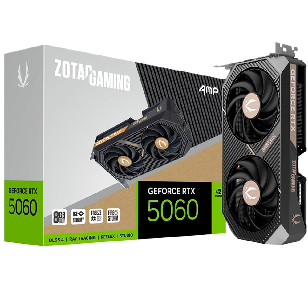 PLACA DE VIDEO ZOTAC GEFORCE RTX 5060 AMP 8GB