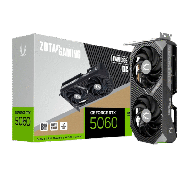 Placa de Video ZOTAC GeForce RTX 5060 Twin Edge OC 8G