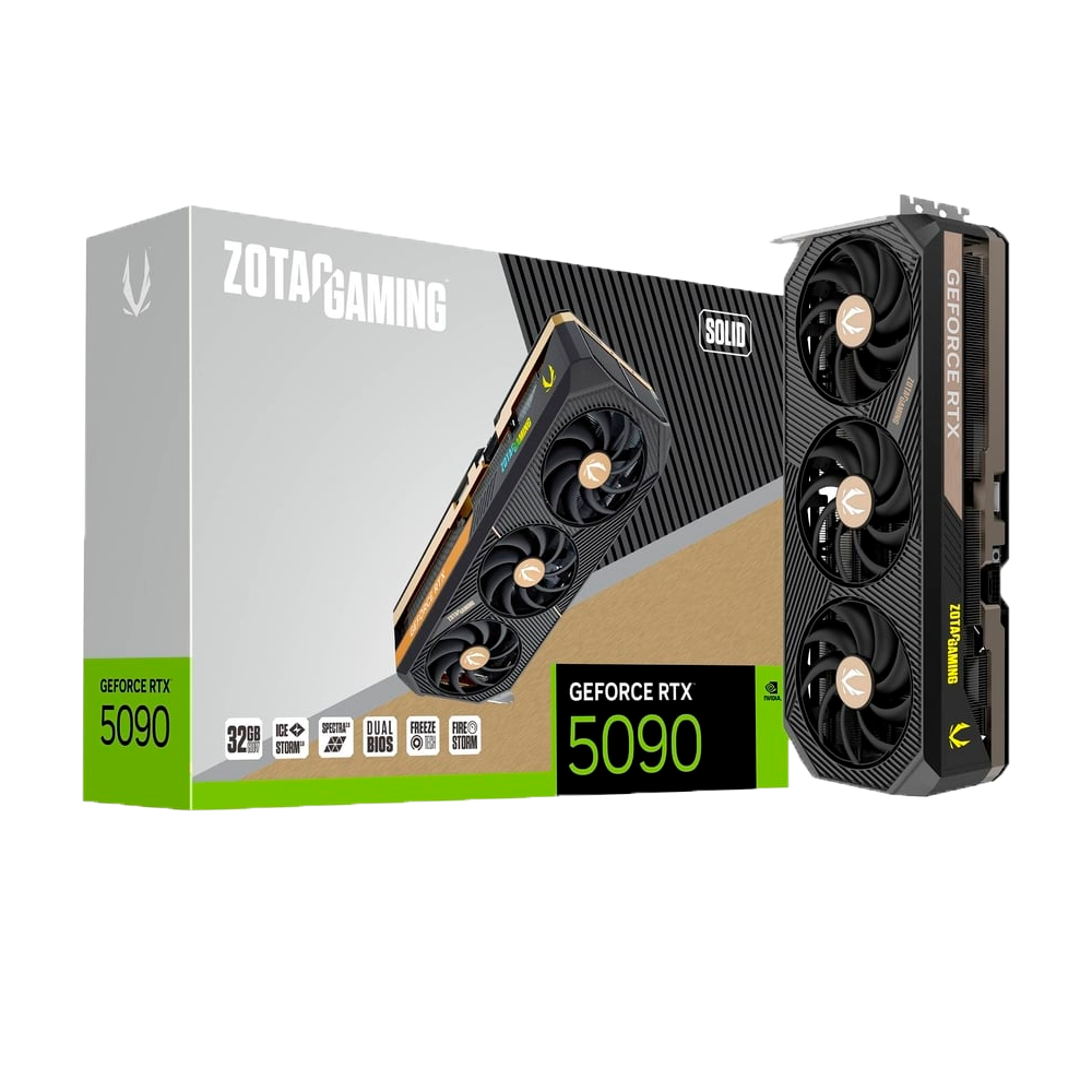 Placa de Video ZOTAC GeForce RTX 5090 Solid 32GB