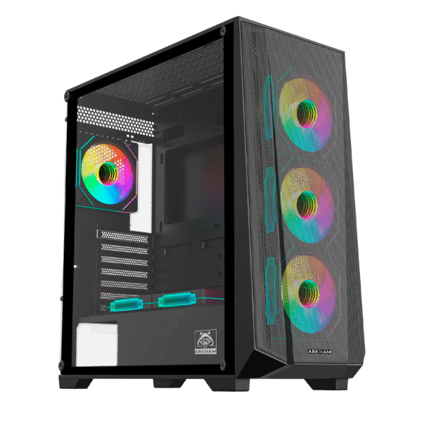 Gabinete ARKHAM Pygma 6 Fans ARGB - ATX