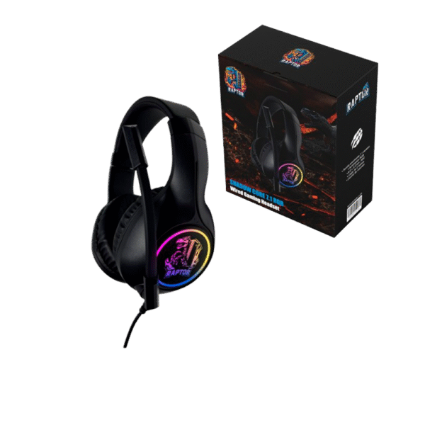 Auricular Raptor Shadow Core RGB 7.1 cancelacion sonido USB/3.5mm