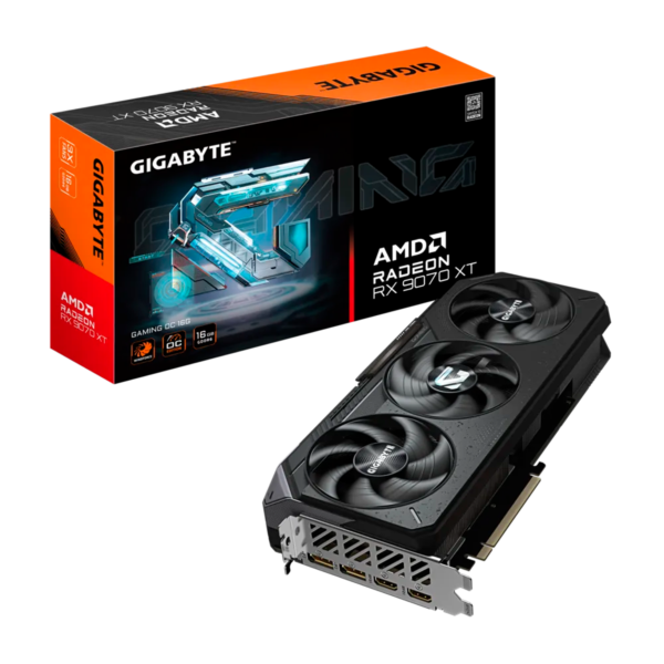 Placa de Video GIGABYTE Radeon RX 9070 XT Gaming OC 16GB