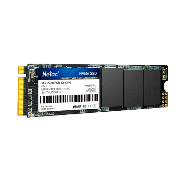 DISCO SSD NETAC N930E PRO PCLE 3X4 M.2 2280 NVME 3D NAND 512 GB