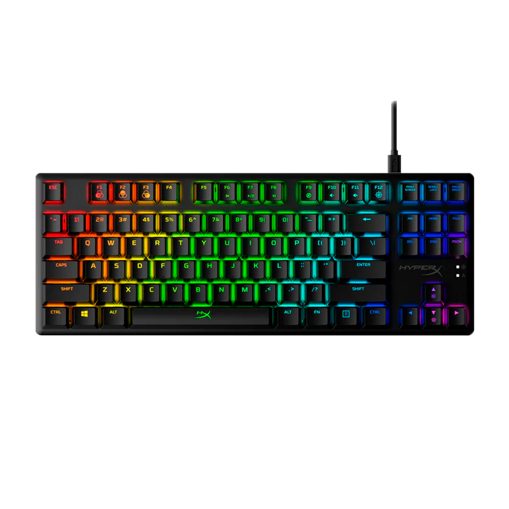 Teclado Gamer HyperX Alloy Origins Core Mecánico Negro HX-KB7RDX-US 4P5P3AA