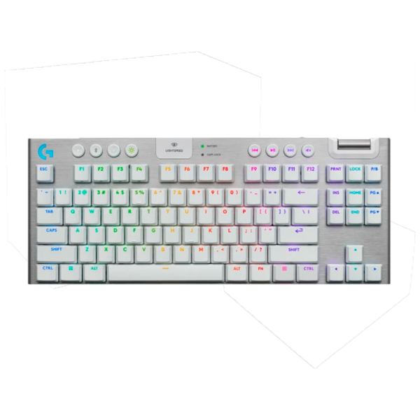 Teclado Logitech G915 X TKL White Mech RGB Wifi 920-012732