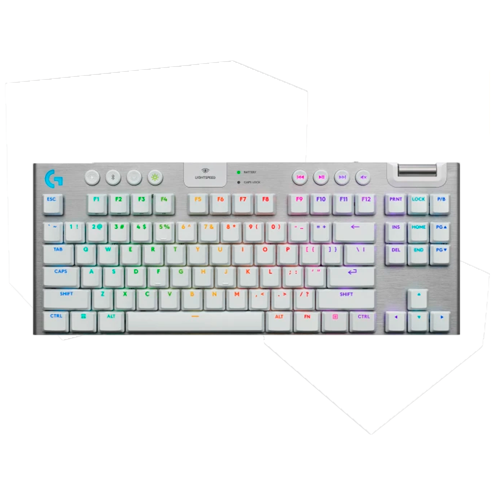 TECLADO LOGITECH G915 X TKL WHITE MECH RGB WIFI 920-012732