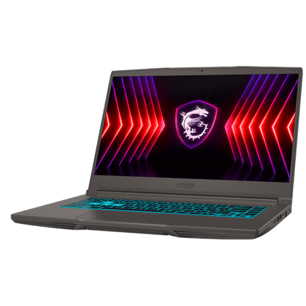 Notebook MSI Thin 15.6" FHD 144Hz Core i5-12450H 16Gb (2x8) 512Gb RTX 4050 6Gb W11HP
