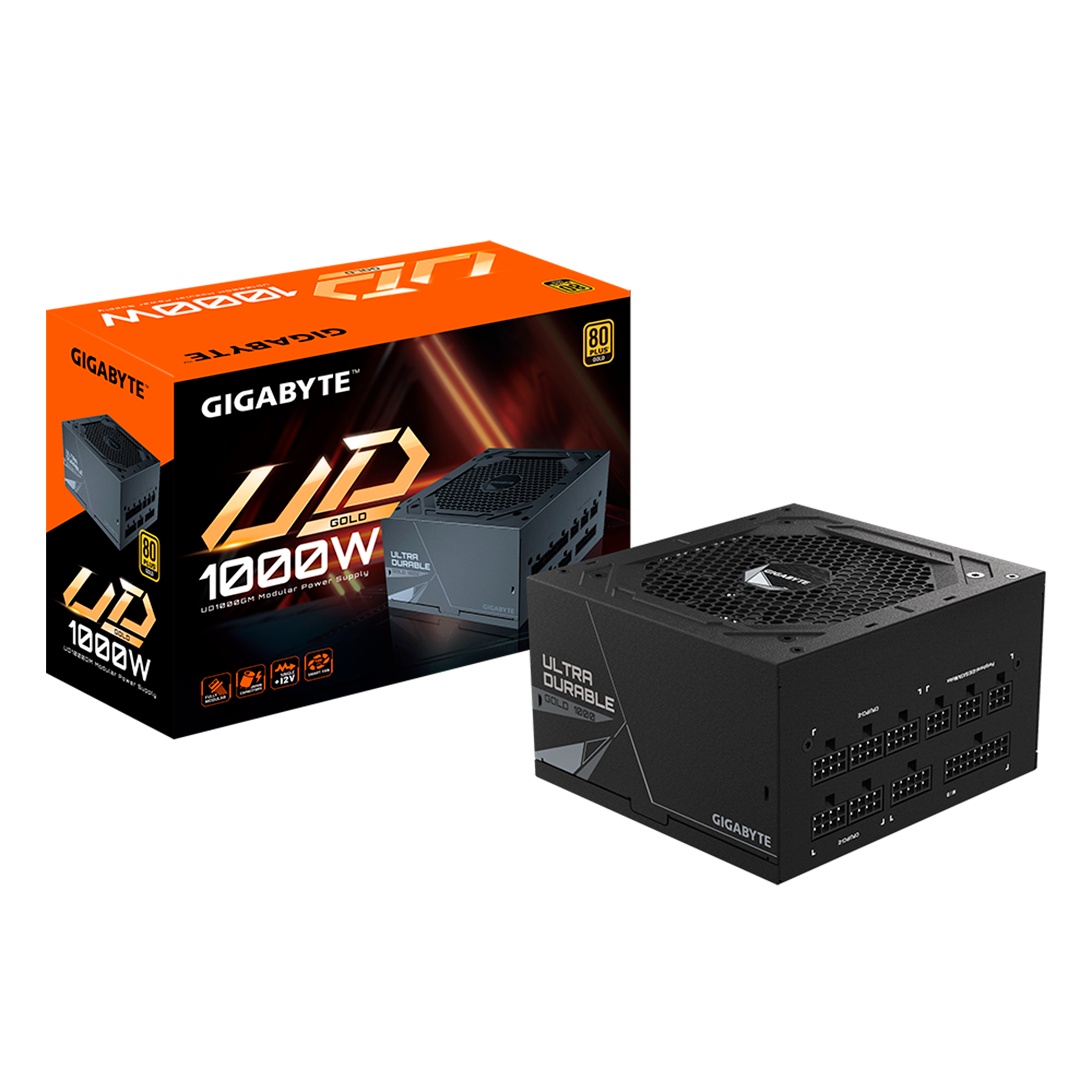 FUENTE GIGABYTE 1000W 80 PLUS GOLD ULTRADURABLE FULL MODULAR