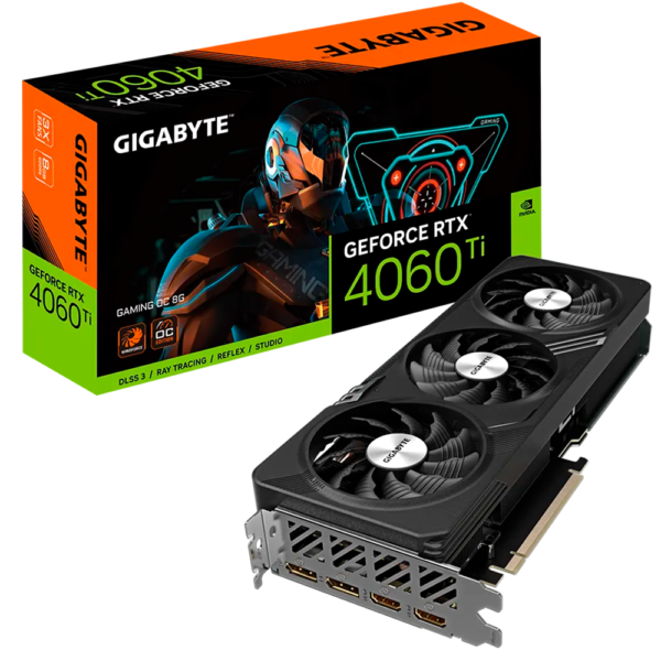 Placa de Video GIGABYTE GeForce RTX 4060 Ti Gaming OC 8GB
