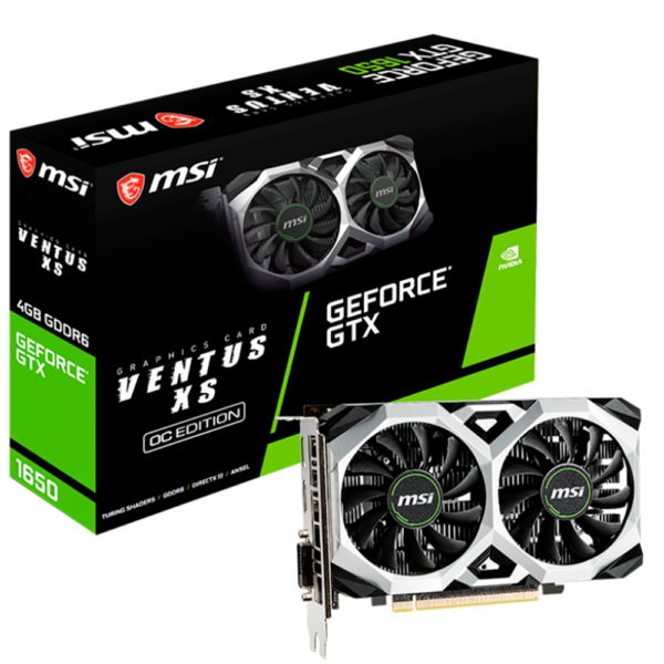 Placa de Video MSI GeForce GTX 1650 Ventus XS OC