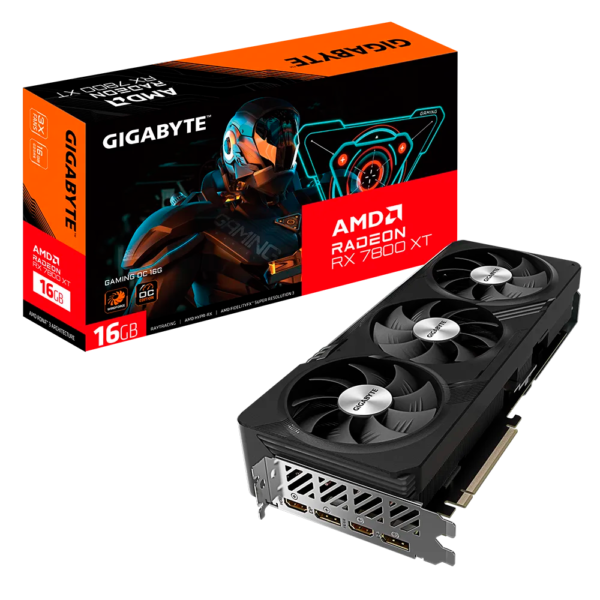 Placa de Video GIGABYTE Radeon RX 7800 XT Gaming OC 16GB