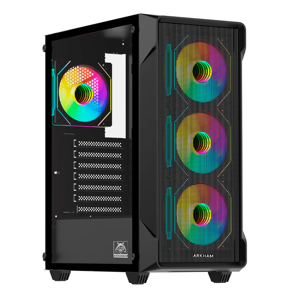 GABINETE ARKHAM VORUS 4 FANS ARGB - ATX