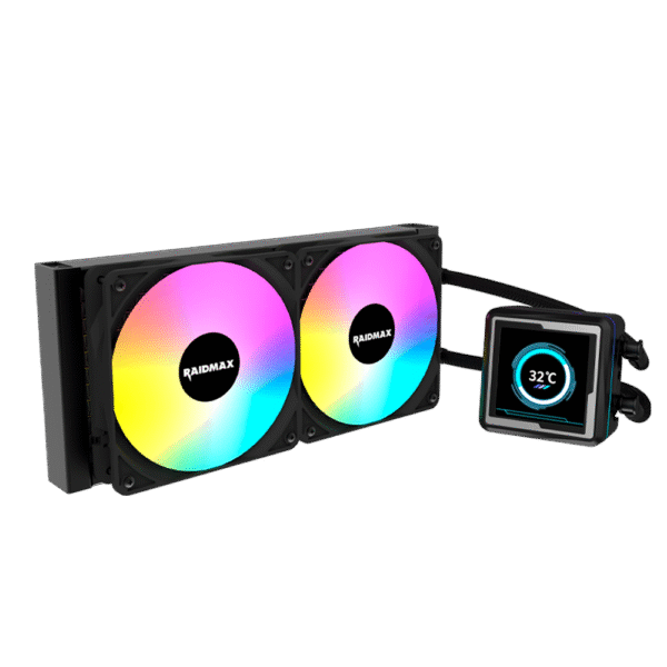 Water Cooling RAIDMAX LM240 ARGB With Animation Display Black 240MM