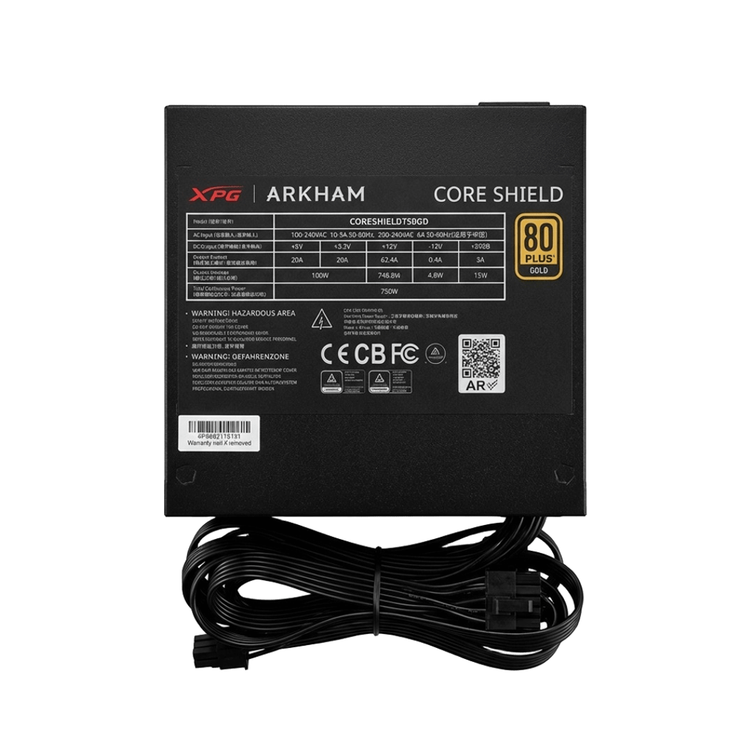 Fuente ARKHAM BY XPG 750W 80 Plus Gold CoreShield ATX 3.1 OEM - Imagen 3