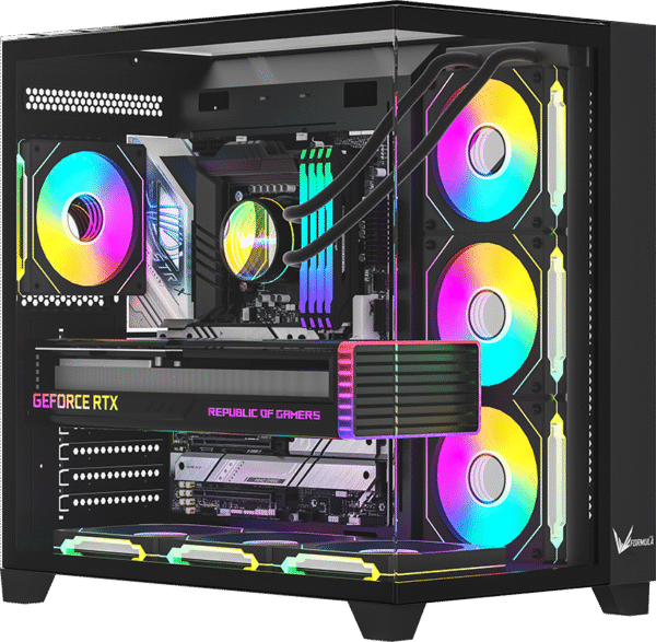 Gabinete FORMULA V Crystal Z9 Floe Black