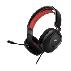 Auricular CORSAIR HS35 V2 Wired Red - https://www.scphardstore.com