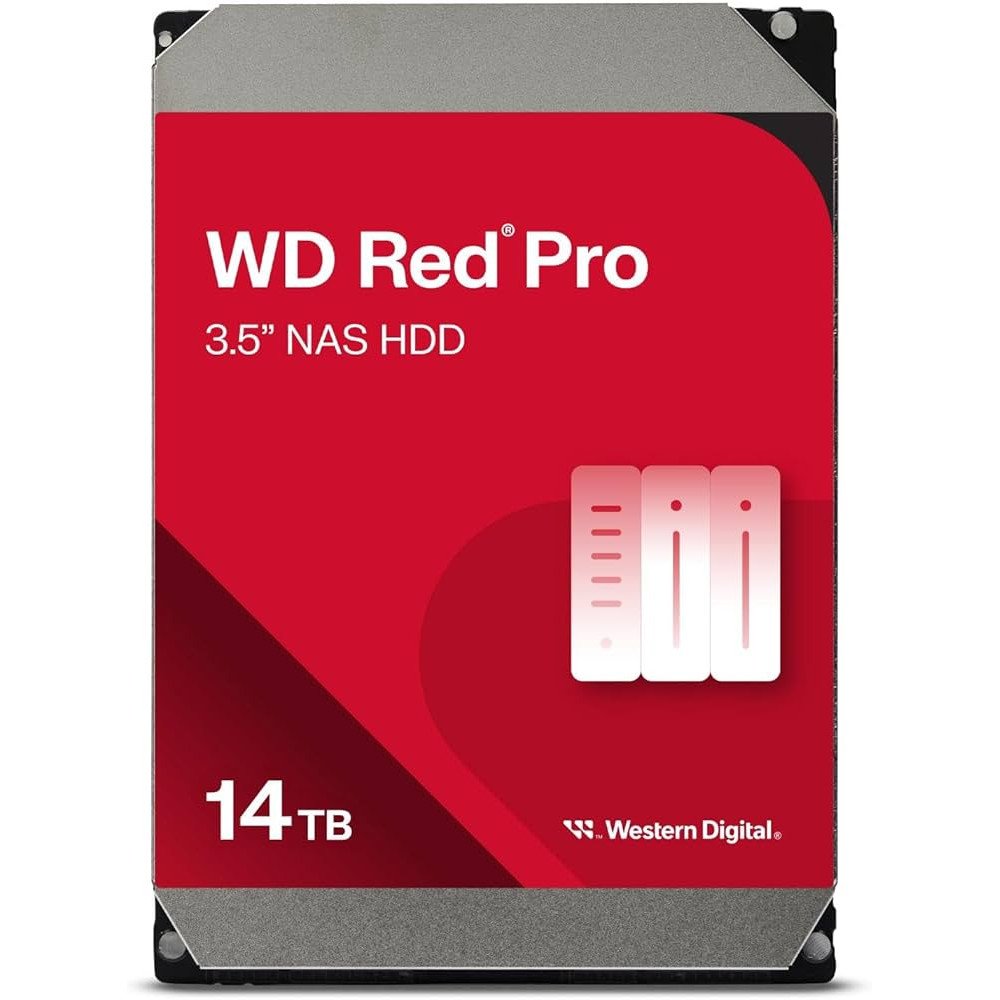 Disco HDD WESTERN DIGITAL 14TB Red Pro 7200 RPM - https://www.scphardstore.com