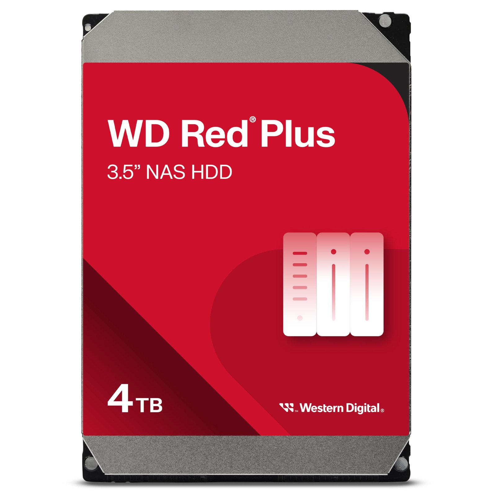 DISCO HDD WESTERN DIGITAL 4TB RED PLUS 256MB 5400 RPM