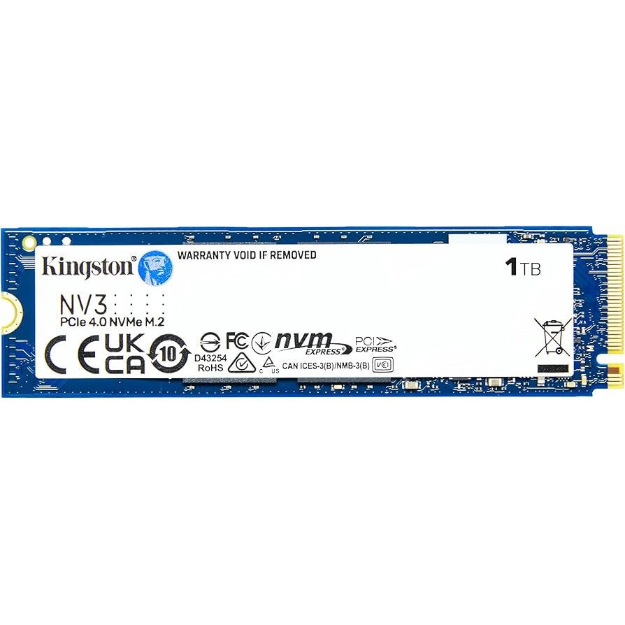 Disco SSD M.2 KINGSTON 1TB NV3 SNV3S 4.0 - https://www.scphardstore.com