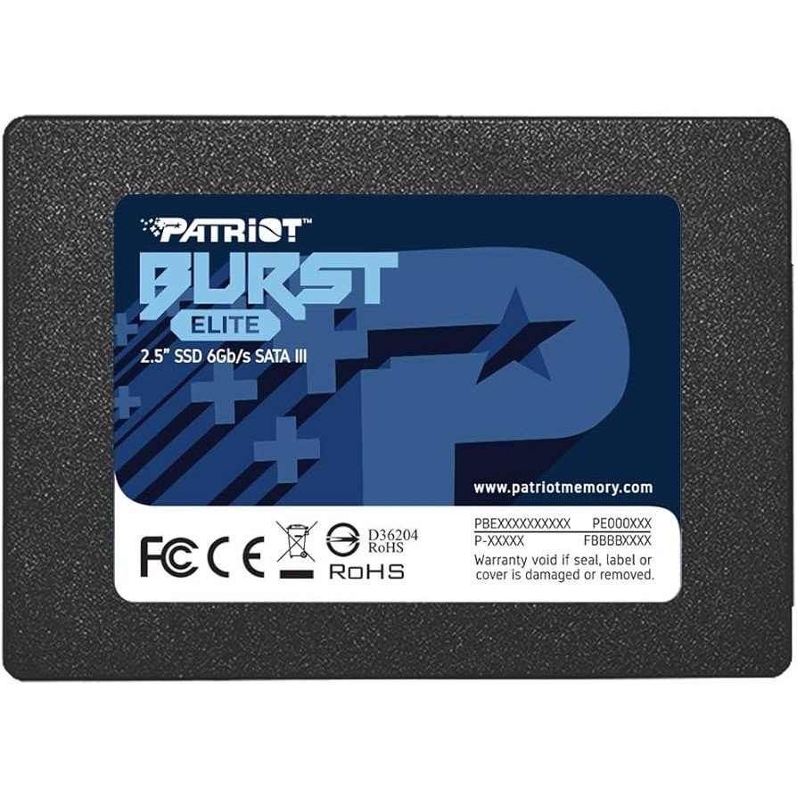 Disco SSD PATRIOT 480GB Burst Elite Sata - https://www.scphardstore.com