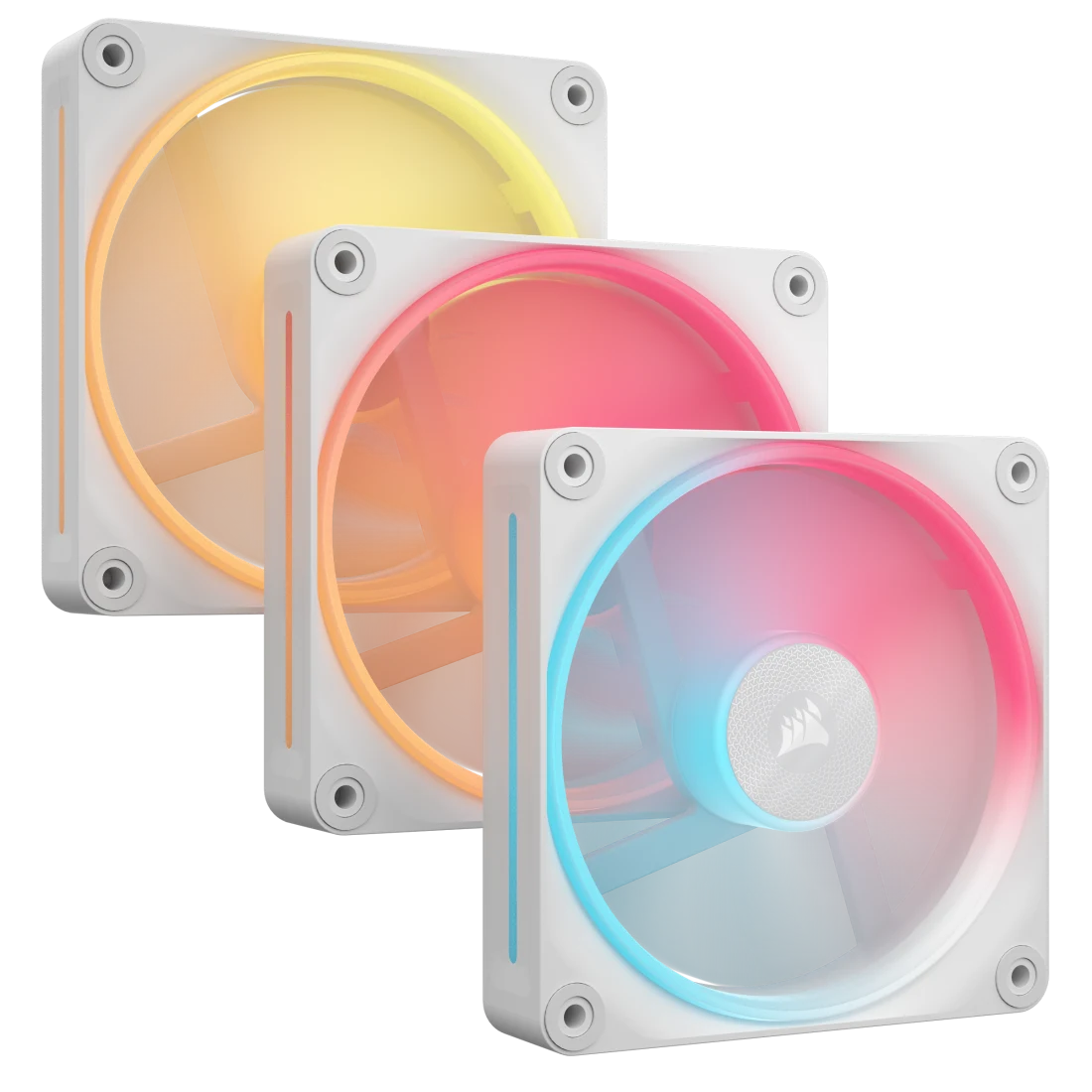 FAN COOLER CORSAIR ICUE LINK LX120-R RGB 120MM WHITE PACK X3