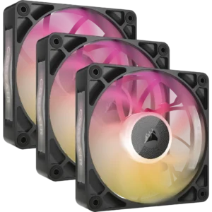 Fan Cooler CORSAIR RX120 MAX RGB 120MM Black Pack X3 - https://www.scphardstore.com