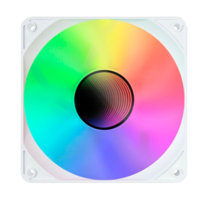 Fan Cooler RAIDMAX 120MM ARGB PMW Infinita Air White - https://www.scphardstore.com