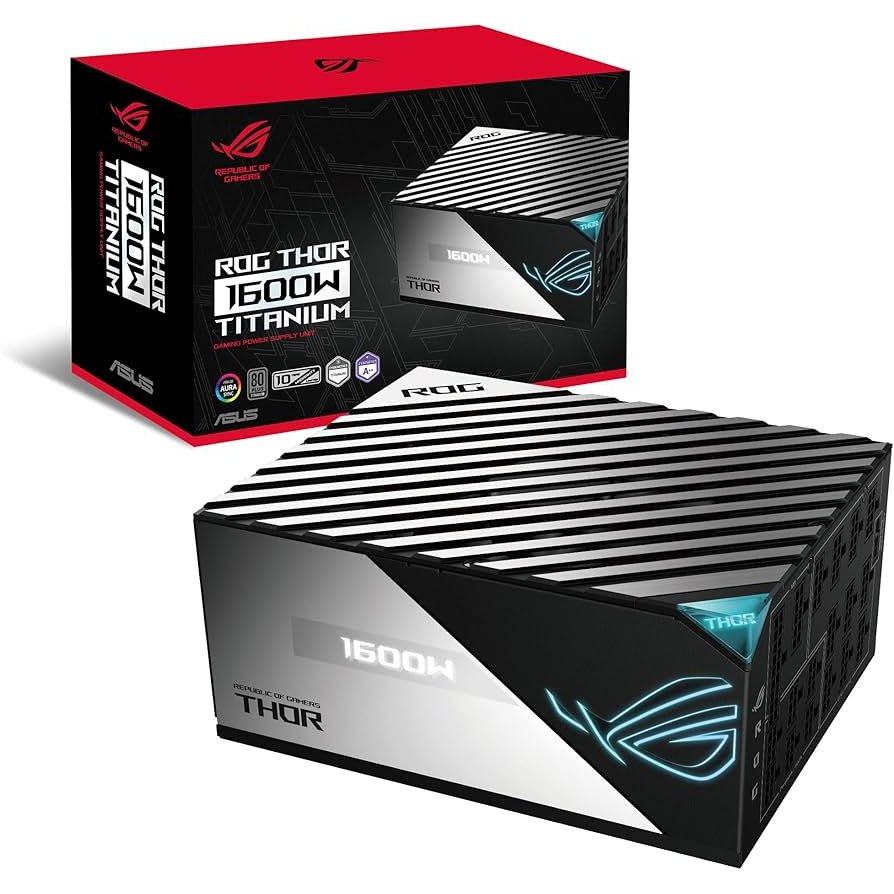 Fuente ASUS ROG THOR 1600W 80 Plus Platinum III LCD ATX 3.1 - Preventa 05 Feb - https://www.scphardstore.com