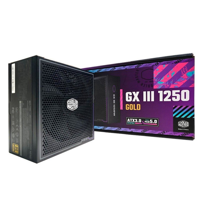 FUENTE COOLER MASTER 1250W 80 PLUS GOLD GX3 FULL MODULAR