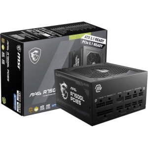 Fuente MSI MAG 750W 80 Plus Gold Full Modular PCIE 5.1 A750GL - https://www.scphardstore.com