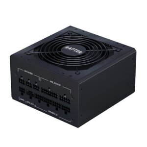 Fuente RAPTOR 1000W 80 Plus Gold Volt Full Modular PCIE 5.1 Black - https://www.scphardstore.com