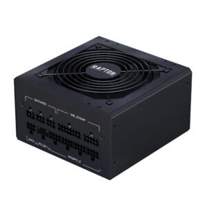 Fuente RAPTOR 1000W 80 Plus Gold Volt Full Modular PCIE 5.1 Black - https://www.scphardstore.com