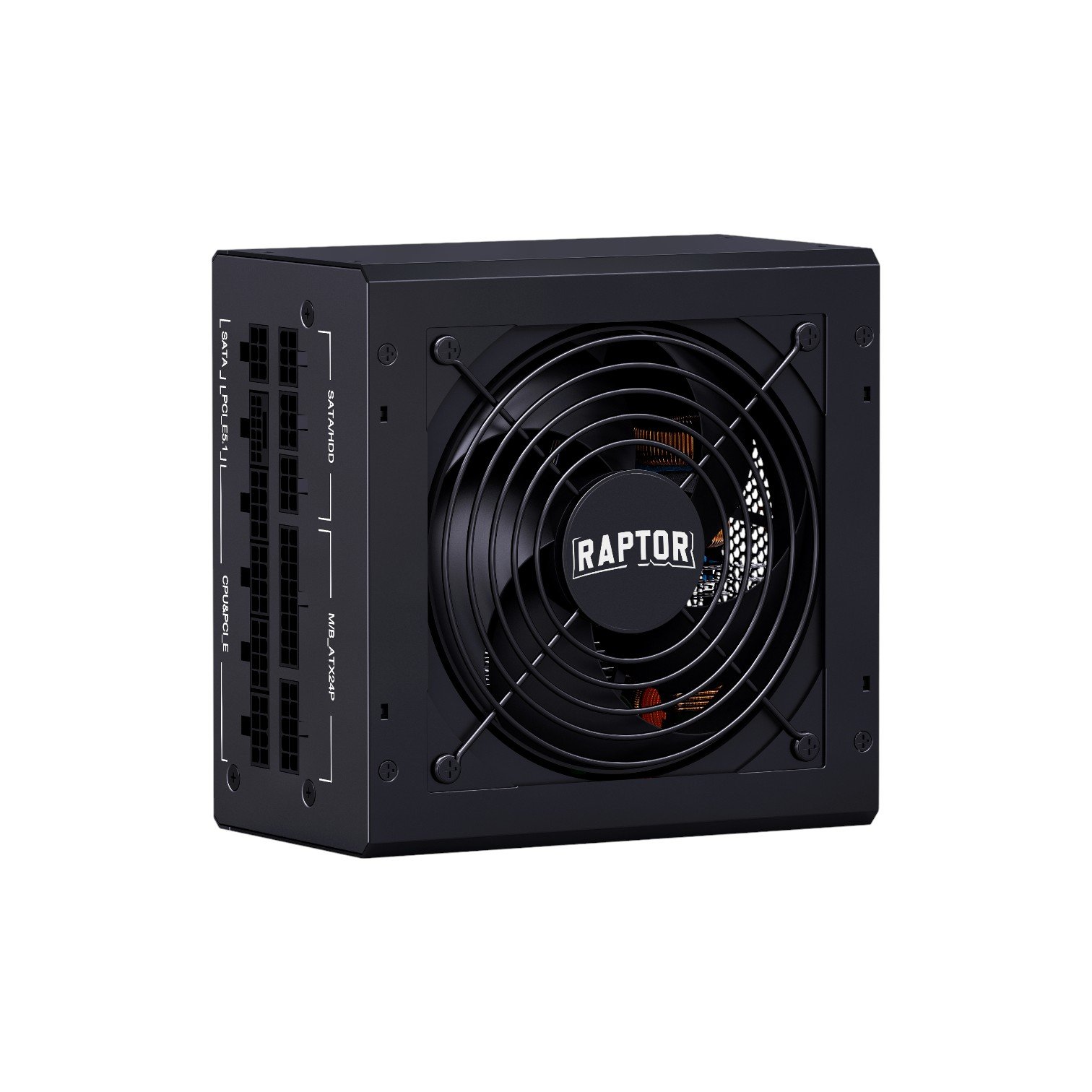 Fuente RAPTOR 800W 80 Plus Gold Volt Full Modular PCIE 5.1 Black - https://www.scphardstore.com