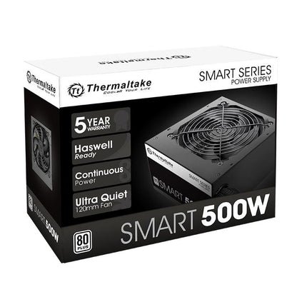 FUENTE THERMALTAKE 500W 80 PLUS WHITE SMART