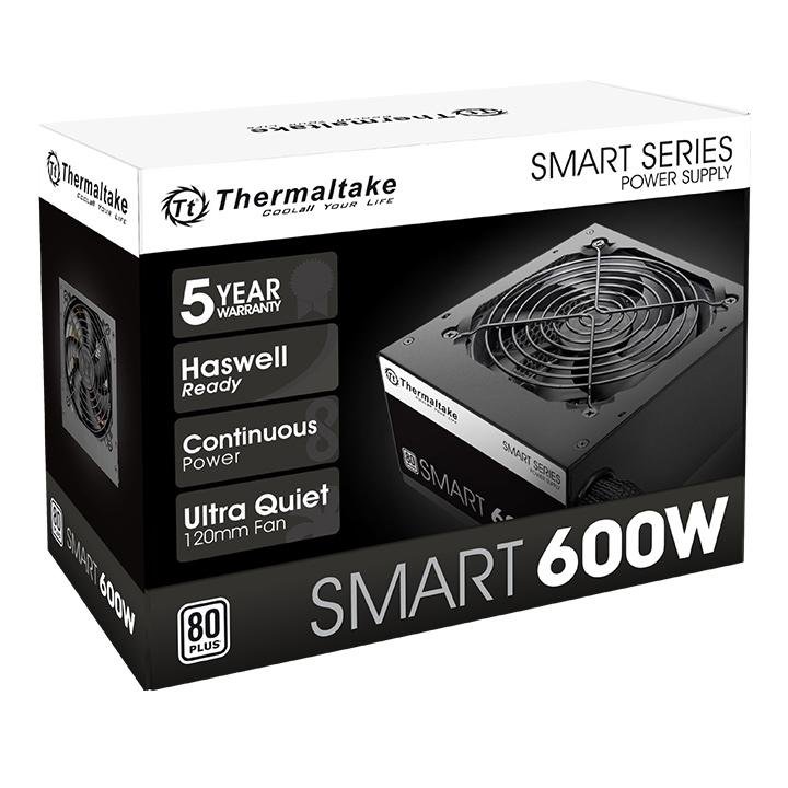 FUENTE THERMALTAKE 600W 80 PLUS WHITE SMART