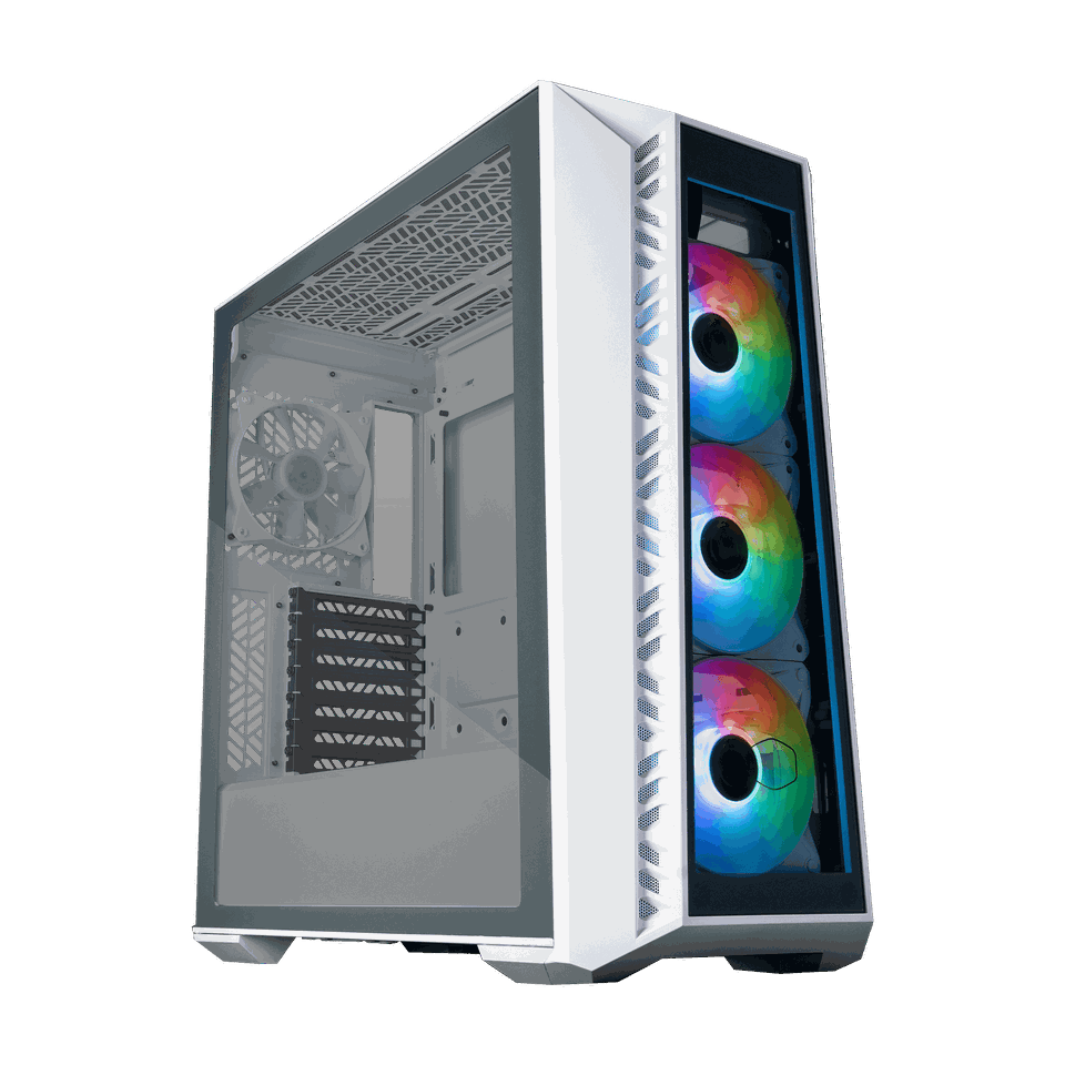 GABINETE COOLER MASTER MASTERBOX 520 WHITE