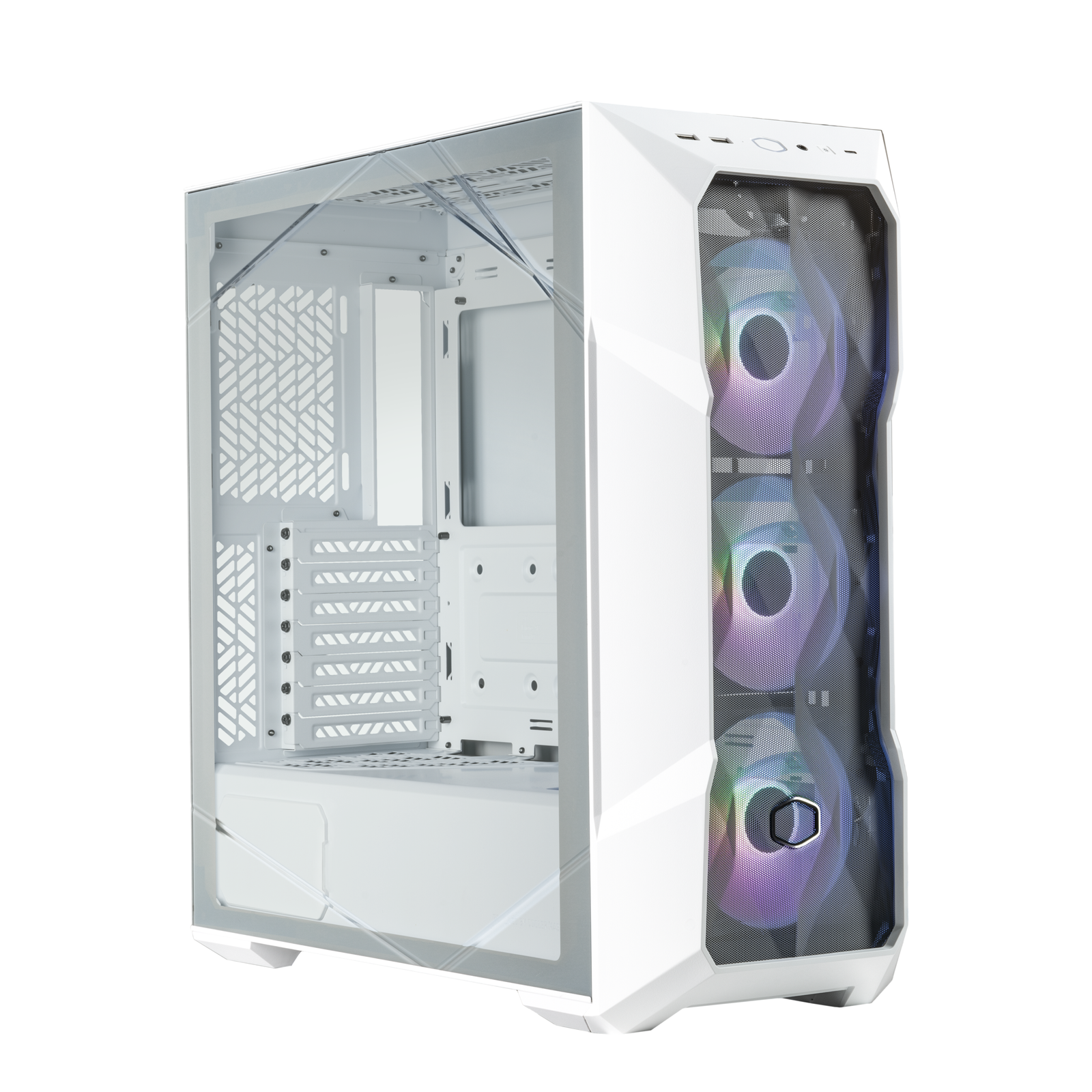 GABINETE COOLER MASTER MASTERBOX TD 500 V2 MESH WHITE