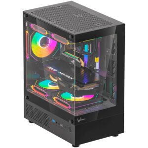 Gabinete FORMULA V Crystal Z1CM Plus Black - https://www.scphardstore.com