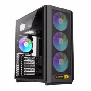 Gabinete GAMEMAX F46 BK 4 Fan ARGB ATX - https://www.scphardstore.com