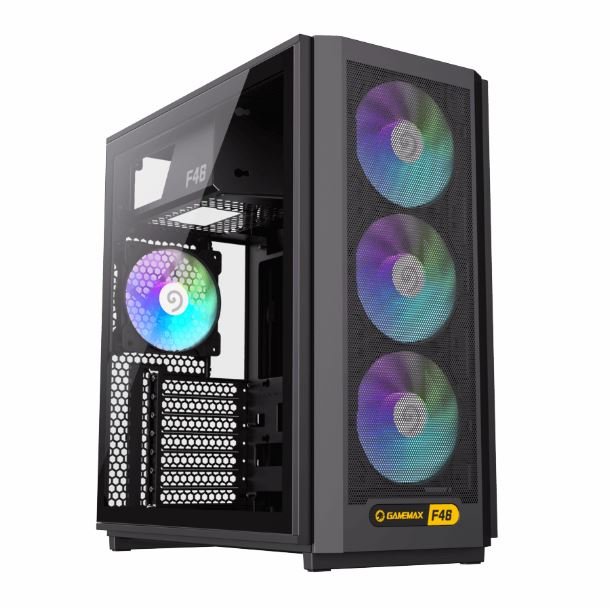 GABINETE GAMEMAX F46 BK 4 FAN ARGB ATX