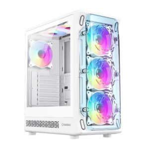Gabinete GAMEMAX Starlight 2 AW Blanco 6*Fan ARGB E-ATX - https://www.scphardstore.com