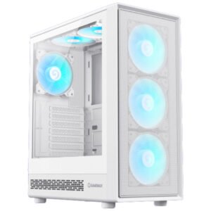 Gabinete GAMEMAX Storm 2 AW Blanco 6*Fan ARGB ATX - https://www.scphardstore.com