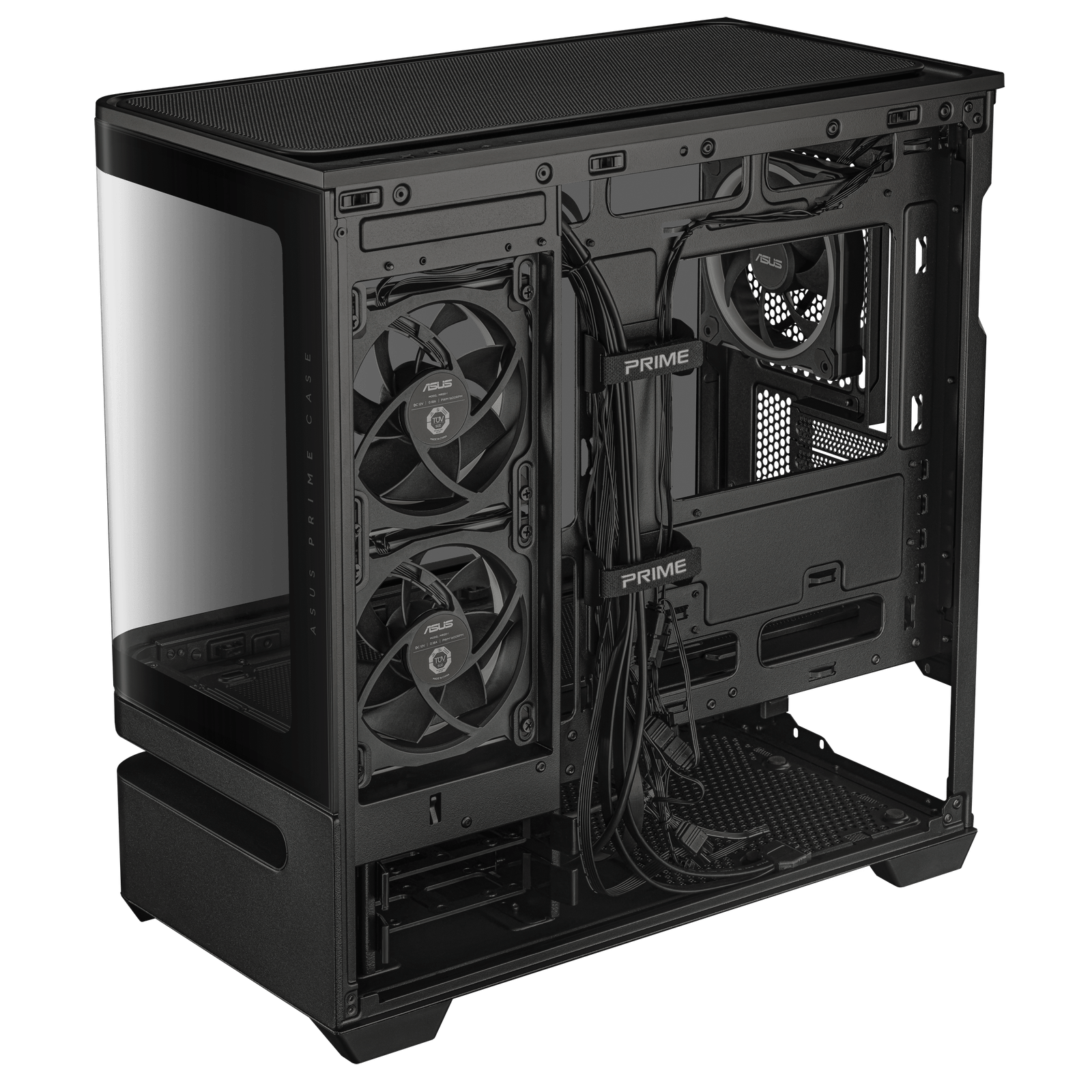 Gabinete Gamer ASUS PRIME AP202 X3 Fans ARGB Black Templado - https://www.scphardstore.com