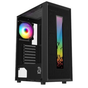 Gabinete Raptor Vortex TG Mid-Tower RGB Back Fan x1 - https://www.scphardstore.com