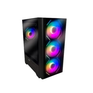 Gabinete Sentey T10 4 Fan Argb vidrio templado Negro - https://www.scphardstore.com