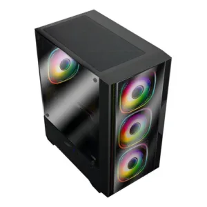 Gabinete Sentey T15 4 Argb vidrio templado Negro - https://www.scphardstore.com