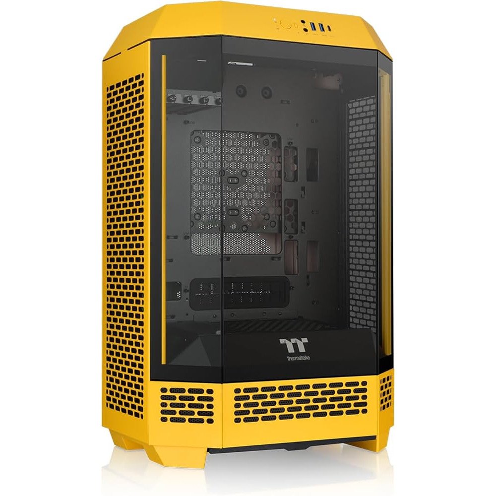 GABINETE THERMALTAKE THE TOWER 300 MID-TOWER TG X3 FAN X2 BUMBLEBEE