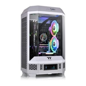Gabinete THERMALTAKE The Tower 300 Mid-Tower TG X3 Fan x2 Lime Stone - https://www.scphardstore.com